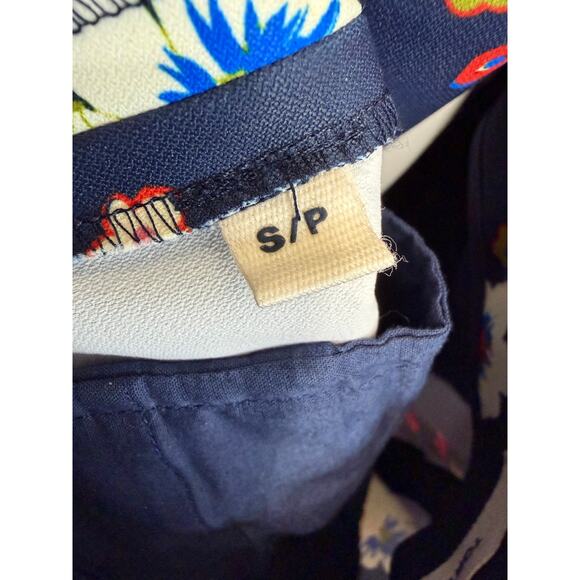 Tory Burch Sport Women’s Printed Tech Twill Golf Skort Navy Pansy Bouquet Sz S - Picture 11 of 12